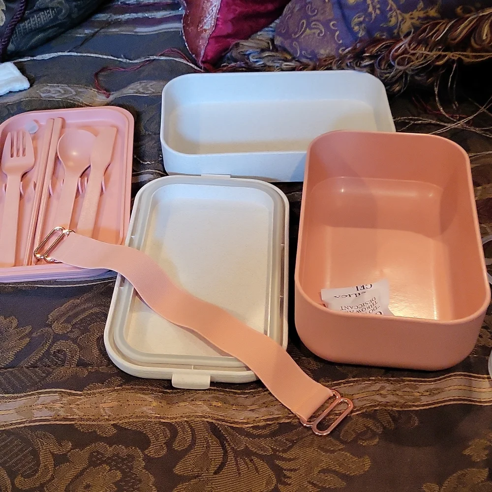Our place the lunch box 📦 amazing put sandwiches sushi etc two layer
